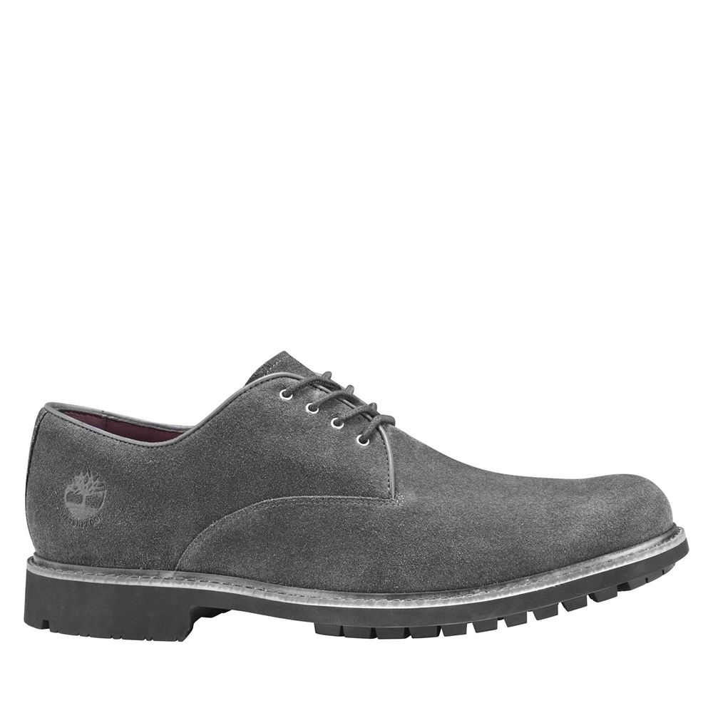 Pantofi Oxford Timberland Barbati Gri Inchis - Stormbuck Waterproof - Romania - COJTLX036